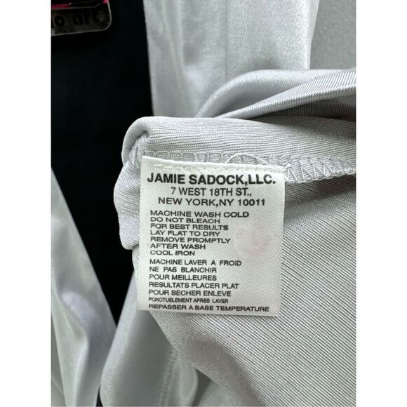 NWT Jamie Sadock Womens Silver Black Green Sleeveless 1/4 Zip Golf Top Size XS - Picture 6 of 9